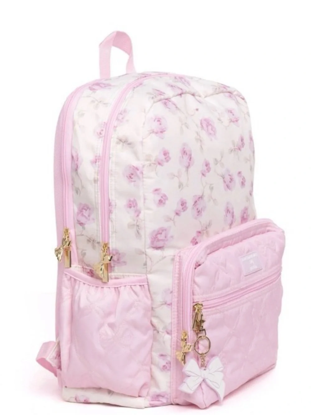LoveShackFancy x Target - Yoobi Ribbon Rosa Backpack Sterling Dusk